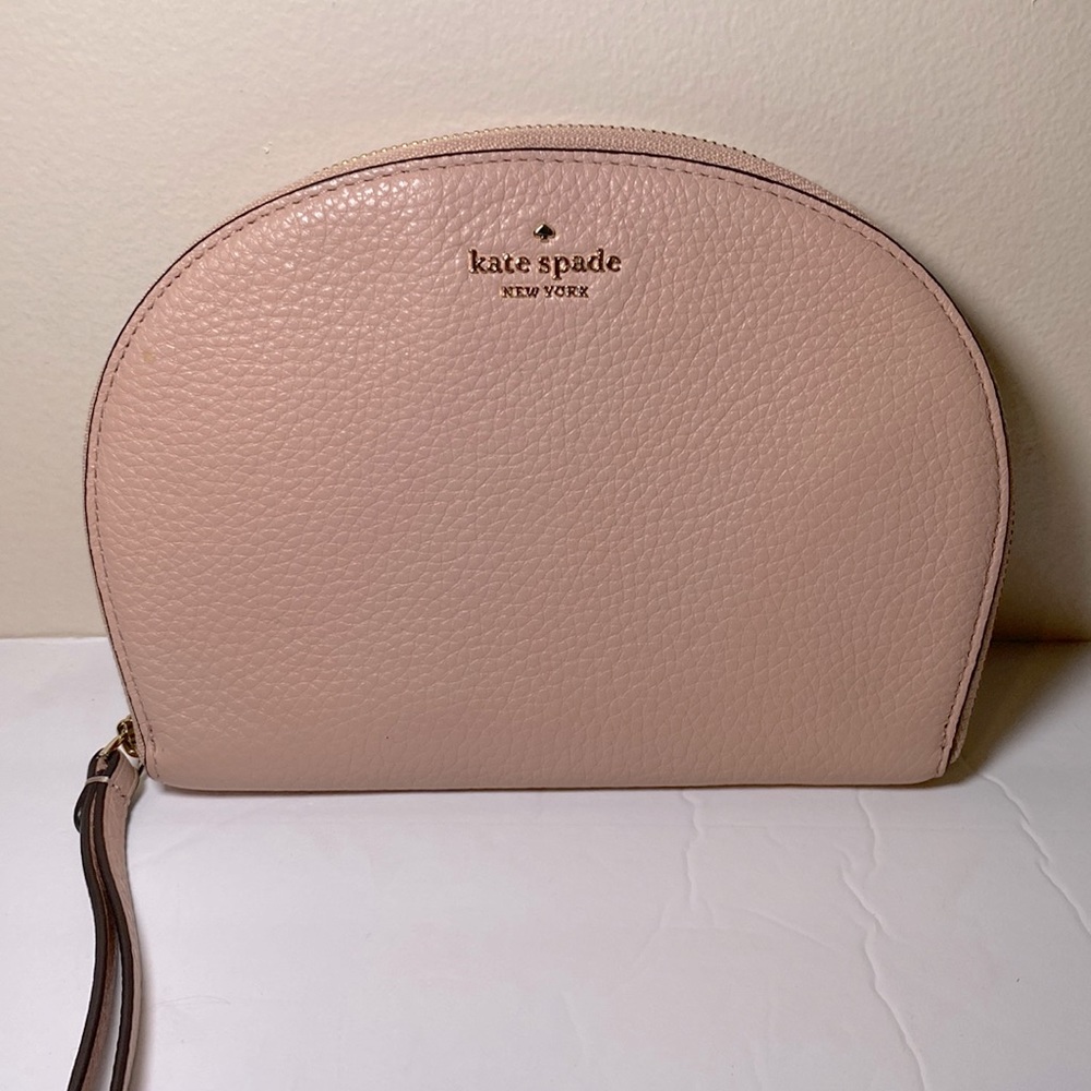 Kate Spade pink leather wristlet